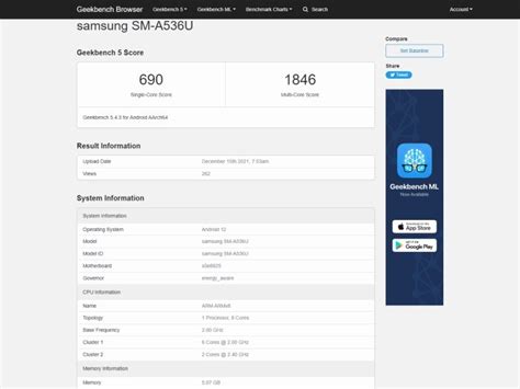 Bocoran Samsung Galaxy A G Muncul Di Geekbench Beserta Skornya