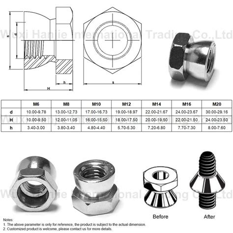 T Slot Nut Hammer Head Fastener Nickel Plated Carbon Steel Nut For