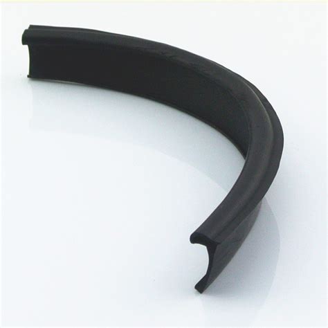 Black Epdm Solid Density Rubber Seal Strip For Container Door And