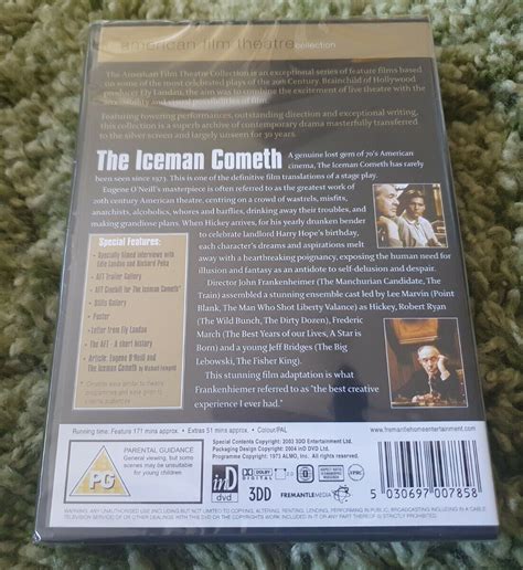 New Sealed The Iceman Cometh Dvd 1973 Lee Marvin Frederic March Jeff