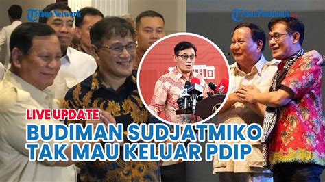 Alasan Budiman Sudjatmiko Enggan Keluar Pdi Perjuangan Meski Kini