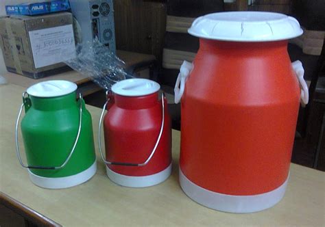 Hdpe Plastic Milk Can Feature Durable Fine Finishing Light Weight