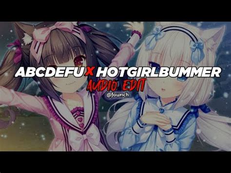 Abcdefu X Hot Girl Bummer Edit Audio Youtube