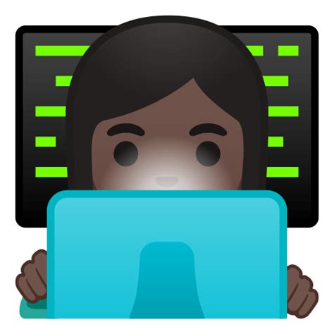 Woman Technologist Emoji With Dark Skin Tone Meaning