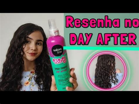 RESENHA Salon Line SPRAY TÉRMICO DAY AFTER Renova os cachos Vale a