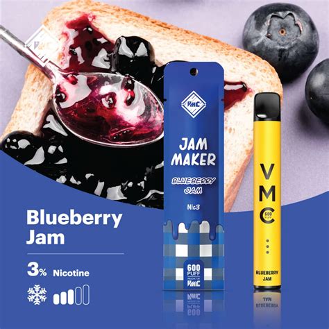 ซอ VMC 600 Puffs Blueberry Jam VMC Pod กลนแยมบลเบอรร Let s RELX