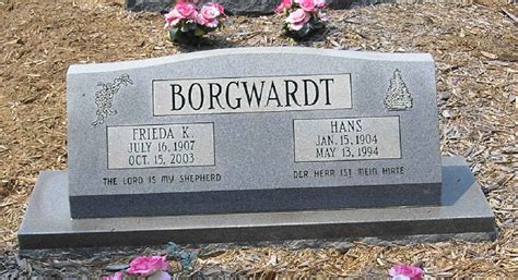 Hans Friedrich Wilhelm Borgwardt 1904 1994 Homenaje De Find A Grave