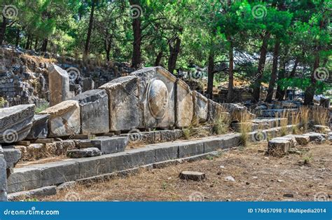 Antigua Ciudad Griega Priene En La Costa Oeste De Turqu A Foto De