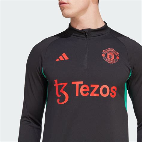 Clothing Manchester United Tiro 23 Training Top Black Adidas Qatar