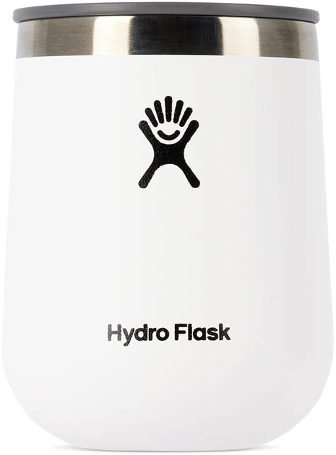 Hydro Flask White Stainless Steel Tumbler 10 Oz Hydro Flask