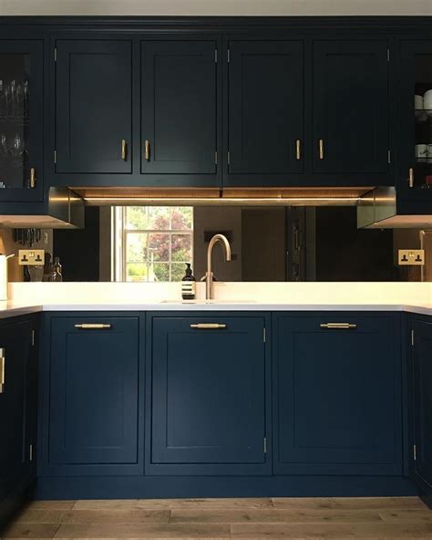 Copper And Navy Blue Kitchen Homystyle