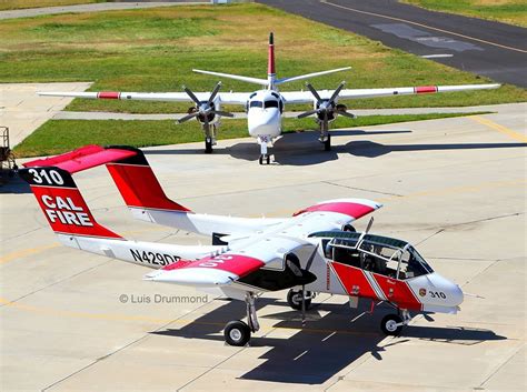 310 North American Rockwell Ov 10 Bronco” N429df Cal Fire Air