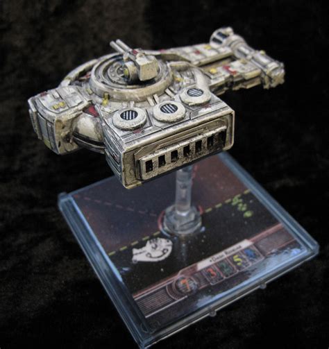 Invivos X Wing Miniatures Game Dash Rendar´s Outrider Yt 2400 Light Freighter Scratchbuilt