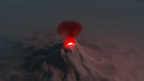 How can I make this volcano feel gigantic? : r/blender