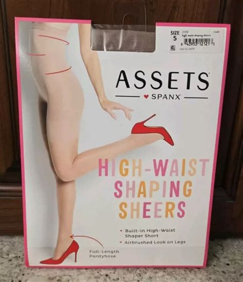 NEW SEALED SPANX Assets Shaping Sheers High Waist Size 5 Nude 269B