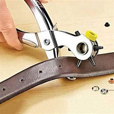 Multi Function Portable Puncher Heavy Duty Leather Hole Punch Watch