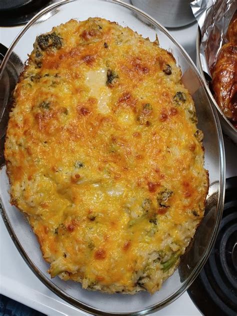 Broccoli Rice Chicken And Cheese Casserole Recipe Best Recipes