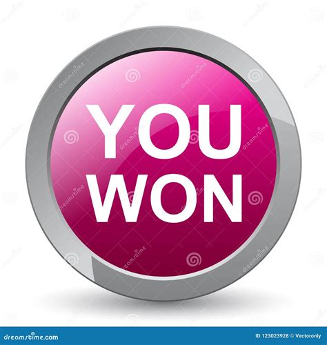 Avete vinto illustrazione di stock. Illustrazione di calcolatore ...