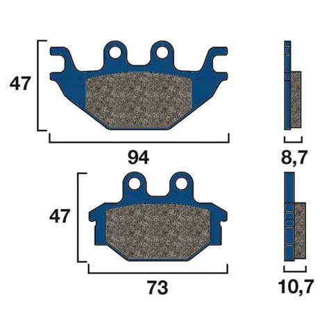 Plaquette De Frein Arri Re Brembo Gr Organique Route