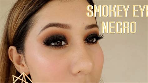 Smokey Eye Negro🤩 Super Facil De Hacer Youtube