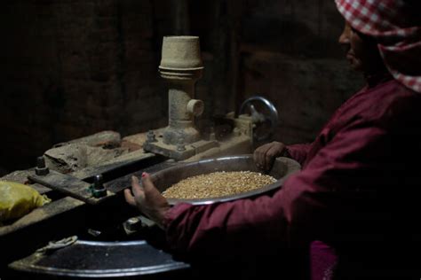 Beaten Rice Making Process - buy images of Nepal, stock photography Nepal