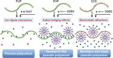 与各种阴离子表面活性剂络合的聚乙烯吡咯烷酮假聚阴离子的超分子相互作用 Colloids and Surfaces A