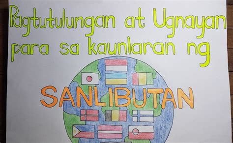 Globalisasyon Poster Slogan About Globalization Pagsabay Sa | The Best ...