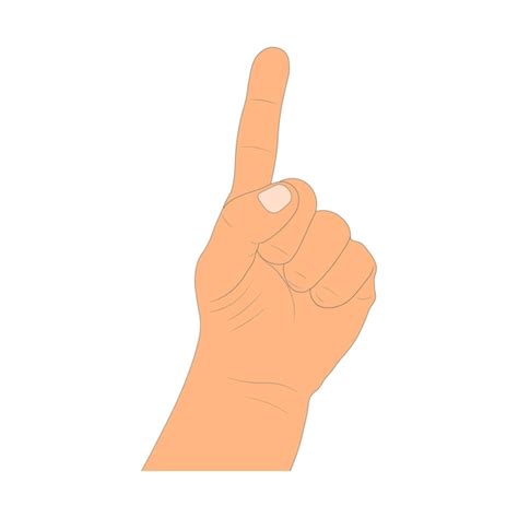 Premium Vector | Drawing cartoon human arm isolated on white background ...