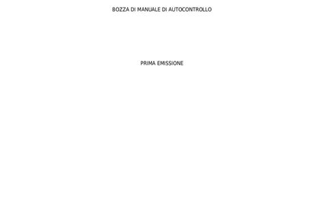 Prima Nota Manuale Di Corretta Prassi Igienica Risoitaliano Il