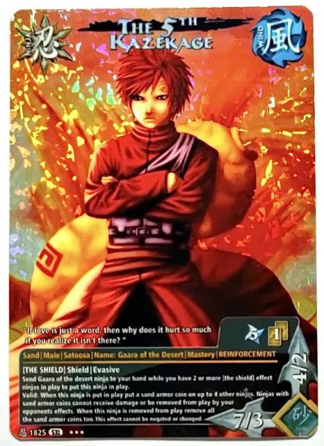 Carte Naruto Tcg Ccg Collectible Card Game Foil Neuf Prism The Th