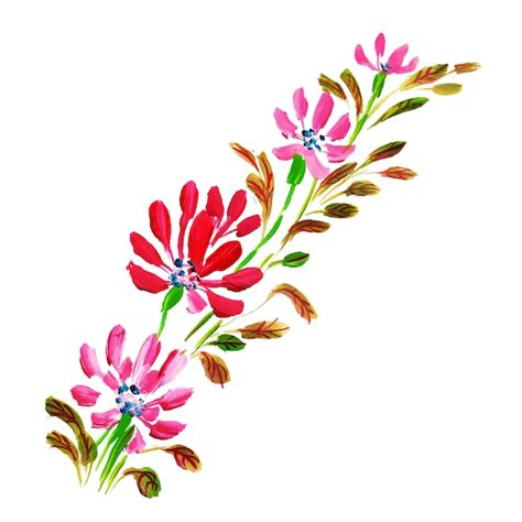 Premium Vector Watercolor Floral Element