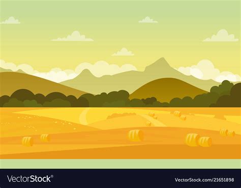 Autumn landscape Royalty Free Vector Image - VectorStock