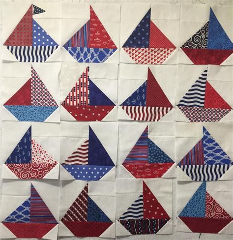 Sailboat Quilt Project Quilts Boat Quilt Nautical Quilt