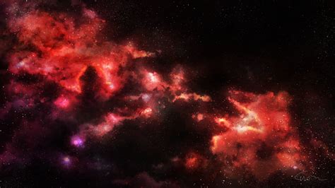 1920x1080 space, nebula, nebula, red - Coolwallpapers.me!