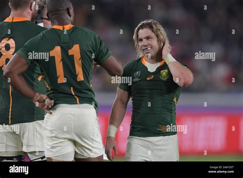 Faf de Klerk of South Africa during the 2019 Rugby World Cup semi-final match between Wales and ...