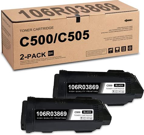 C500 C505 Toner Cartridge 2pack Extra High Capacity 13 000 Pages Sao Compatible