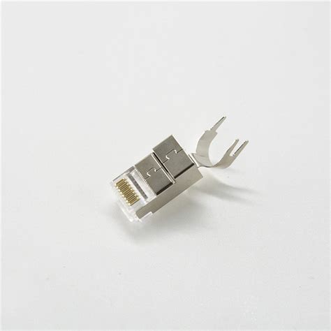 RJ45 Shielded Modular Plug with Cable Clip - 8p8c Connector Plug and ...