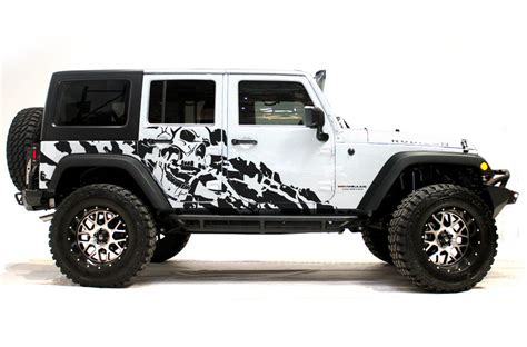 Jeep Wrangler 2007 2016 Custom Vinyl Decal Wrap Kit Nightmare