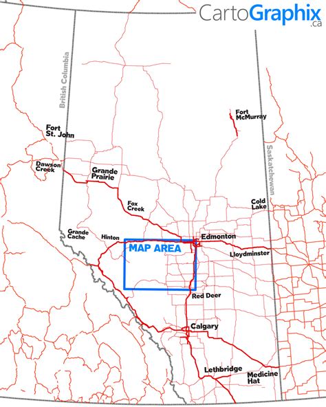 Alberta Oilfield Maps Cartographix