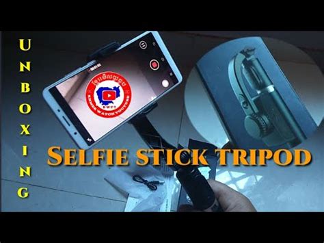 UNBOXING NEW MINI GIMBAL SELFIE STICK TRIPOD Q08 MAGIC SNAPSHOT