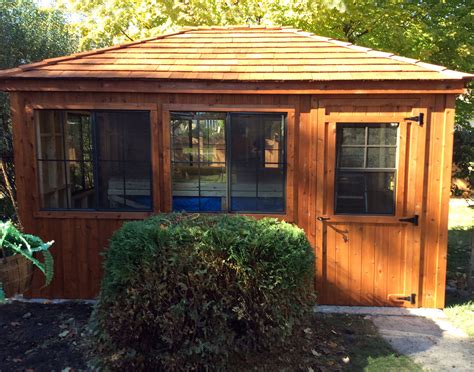 Customers Photo 10 X 14 Cedar Rectangle Cabana