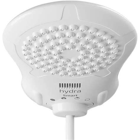 Potencia Chuveiro Eletrico 220v - Chuveiro Elétrico Ducha Smart 4T Branca 220V 6400W Hydra!