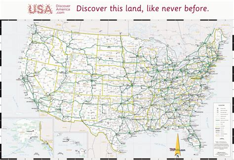 Printable Map Of The United States With Interstates - Printable US Maps