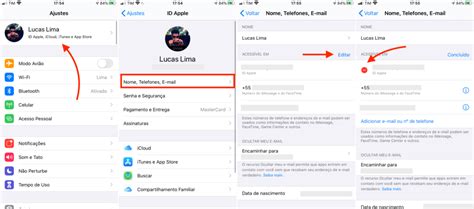 Como Mudar O E Mail Do ICloud Editar Apple ID Aplicativos E