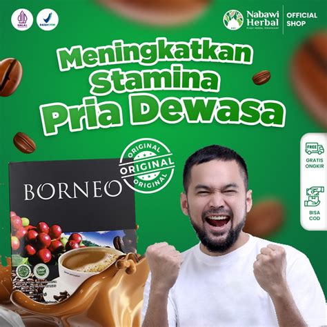 Jual Kopi Borneo Minuman Herbal Box Isi Sachet Shopee Indonesia