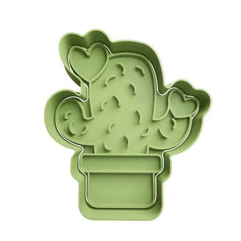 Cactus Cortador De Galletas Stl Cortador De Galletas Stl