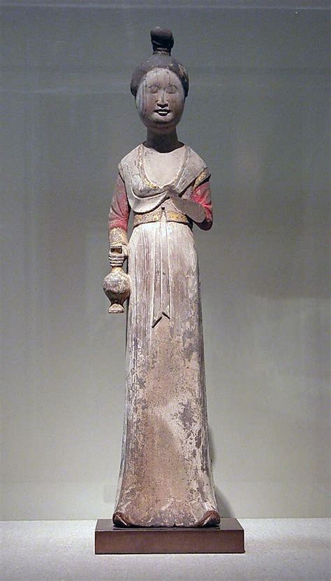 Standing Female Attendant Tang Dynasty 618907 Late 7thearly 8th