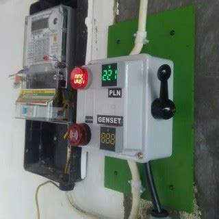 Jual Tuas Pemindah Arus Listrik Genset Pln Alarm Volt Meter