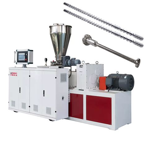 Beierman Plastic Extrusion Machine PVC Conical Twin Screw Extruder