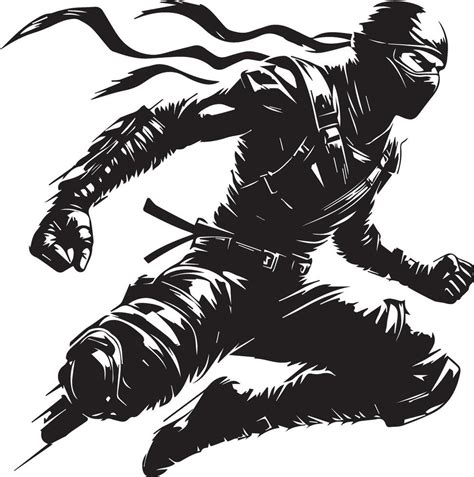 Ninja Assassin Fighter 45899150 Vector Art At Vecteezy